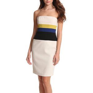 NWT BCBGMaxAzria Strapless Color-Blocked Dress 4